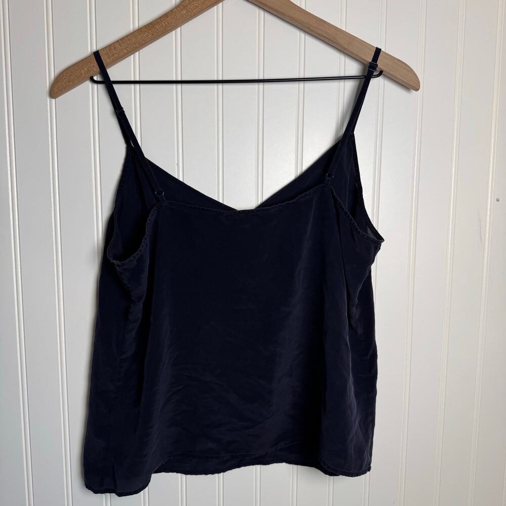 Boden 100% Silk Navy Blue Sheer Cami Tank Women’s Size 8 - Picture 5 of 10